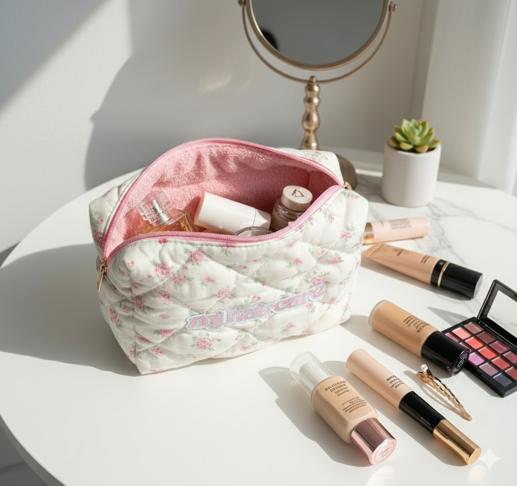 The Essential Reversible Cosmetic Bag